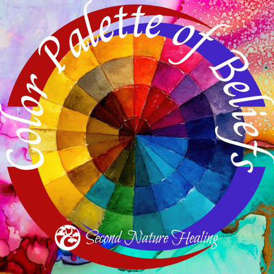 color palette of beliefs colors circular palette