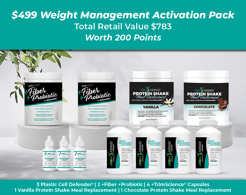 499 Weight Management Activation Pack avini health weight loss system