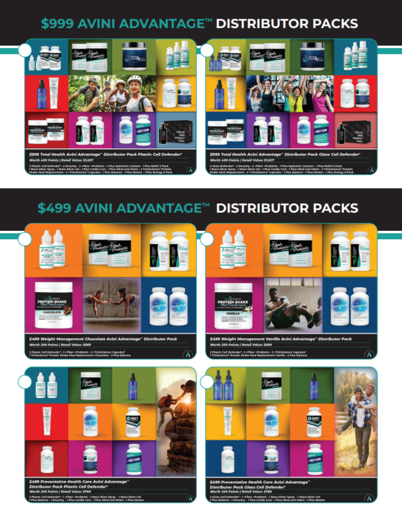 Avini Distributor Packs Avini Distributor Activation Packs