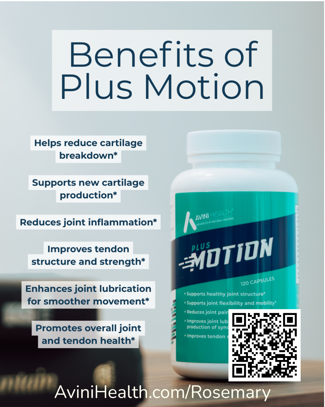 Avini Plus Motion motion and joint support supplement