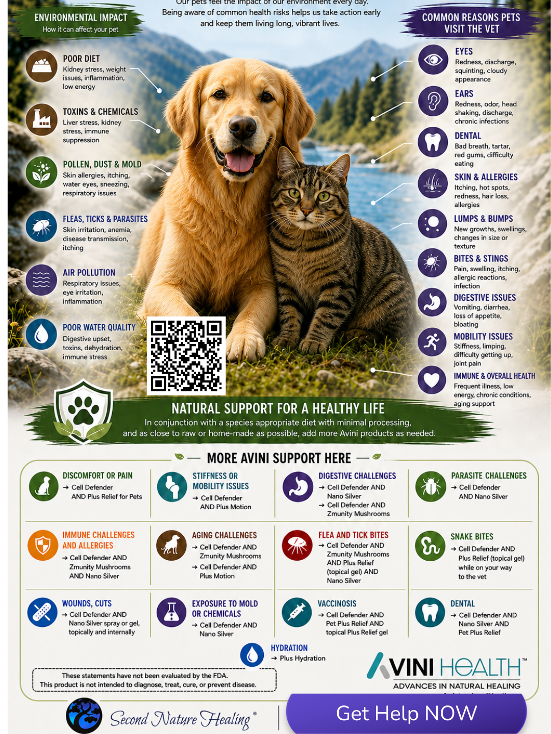 Pet Environmental Impact pet supplements for toxicity