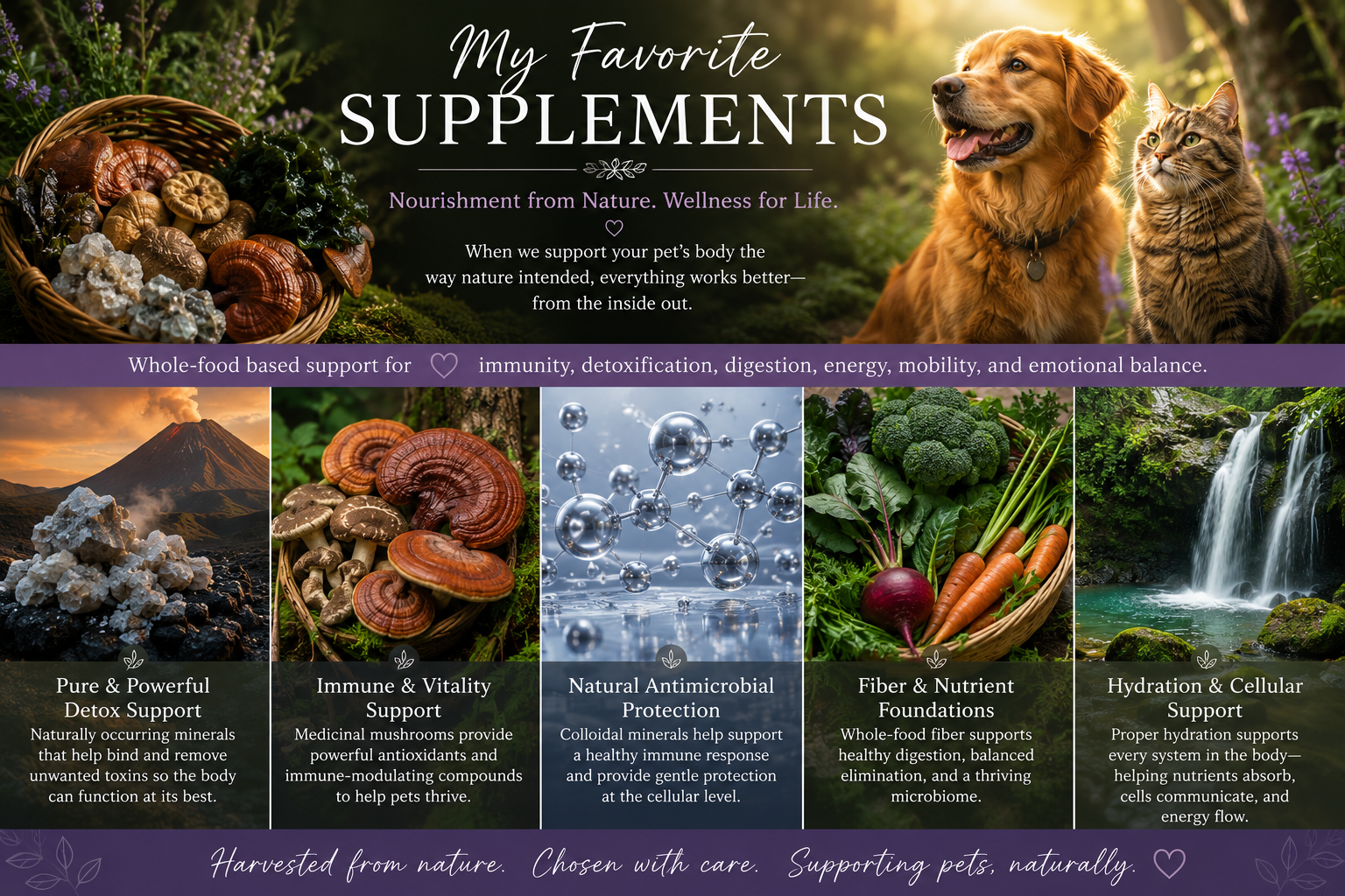 human grade supplements for pets supplements designed by nature targeted for pet health