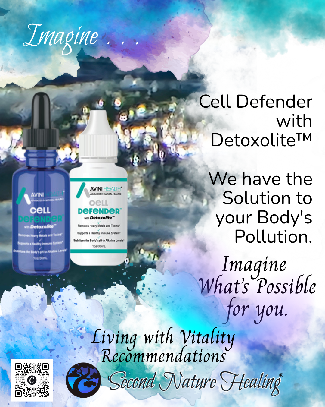 Cell Defender solution detox with cell defender